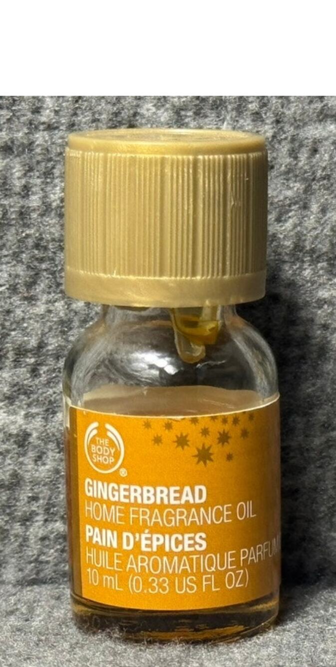 The Body Shop Gingerbread Home Fragrance Oil 10mL/0.3oz - 70% Full